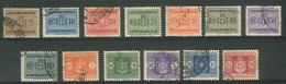 LUOGOTENENZA 1945 SEGNATASSE SERIE CPL. 13 V. USATA - Paketmarken