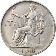 Monnaie, Italie, Vittorio Emanuele III, Lira, 1922, Rome, TB+, Nickel, KM:62 - 1900-1946 : Victor Emmanuel III & Umberto II