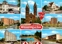 73900652 Wesseling Krankenhaus Kastantienweg Hochhaus St Germanus Kirche Altes R - Wesseling