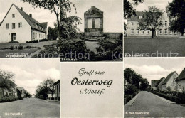 73704342 Oesterweg Ehrenmal Jugendheim Dorfstrasse Volksschule Oesterweg - Versmold