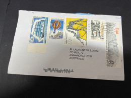 30-4-2023 (3 Z 27) Letter Posted From France To Australia In 2024 (2 Covers) (each Cover Has Many Stamps) - Briefe U. Dokumente