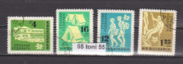 1961  Tourism, Mi-1250/53   4v.- Used/oblitere (O)  Bulgaria/Bulgarie - Used Stamps