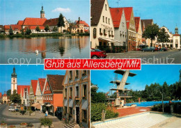 73680153 Allersberg Ortsansichten Kirche Freibad Allersberg - Allersberg