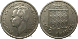 Monaco - Principauté - Rainier III - 100 Francs 1956 - TTB/XF45 - Mon6786 - 1949-1956 Anciens Francs