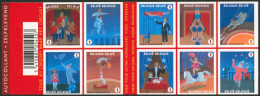 Carnet (2009) - B105** (MNH) Carnet De 10 Timbres Sur Le Cirque / Circus. - 1997-… Validité Permanente [B]