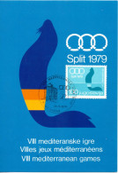 Yugoslavia, MIS'79, Mediterannean Games Split 1979, Football, Cancel Zadar - Cartes-maximum