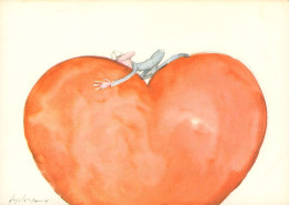 CPM- Illustrateur  Peintre DESCLOZEAUX "Gros Coeur" Mine De Plomb Et Aquarelle _1982_ TBE - Desclozeaux