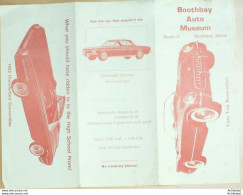 BOOTHBAY AUTO(Américan Muséum) Etats Unis 1938 - Etats-Unis