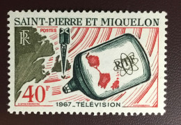 St Pierre Et Miquelon 1967 Television MNH - Neufs