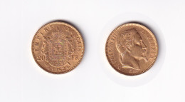 Goldmünze Frankreich Napoleon III. 20 Francs 1862 - Corse (1736-1768)