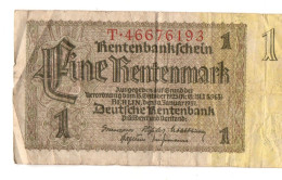 Billet De 1 Deutsch Allemand, état Médiocre, Allemagne, Berlin - Other & Unclassified