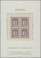 Sonderdruck Hamburg Nr. 20 Neudruck Salon Hamburg 1984 FAKSIMILE - Private & Local Mails