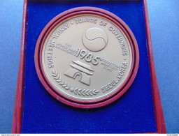 Médaille Remise Aux Gouverneurs Du Fond Monétaire International Lors Du Comité De 1985 à Séoul - Qualité Fleur De Coin - Autres & Non Classés