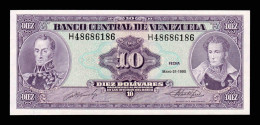 Venezuela 10 Bolívares 1990 Pick 61b Sc Unc - Venezuela