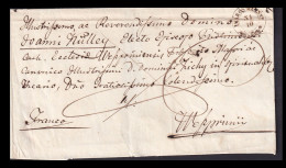 IHAROSBERÉNY  1847 Nice Prephilately Cover - ...-1867 Préphilatélie