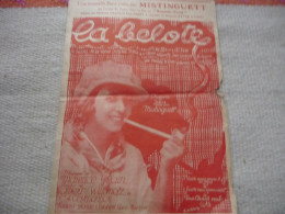 Partition La Belote Par Mistinguett - Song Books