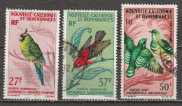 Nouvelle-Calédonie Poste Aérienne N° 88, 89, 90 Oiseau - Oblitérés