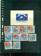 ROUMANIE ASTRONAUTES 10 VAL+ BF  NEUFS A PARTIR DE 3,50 EUROS - Unused Stamps