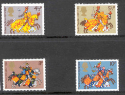 Great Britain 1974 Medieval Warriors MNH ** - Unused Stamps