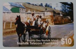 NORFOLK ISLAND - Anritsu - Bounty Day - $10 - VF Used - Ile Norfolk