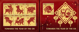 Liberia 2020, Year Of The OX, 6val In BF +BF - Chinees Nieuwjaar