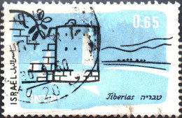 ISRAELE, POSTA AEREA, AIRLMAIL, PAESAGGIO, LANDSCPE, 1960, USATI Mi:IL 209, Scott:IL C25, Yt:IL PA25 - Gebruikt (met Tabs)