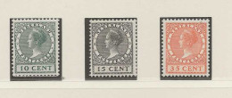 1924 MH/* Nederland NVPH 136-38 - Unused Stamps
