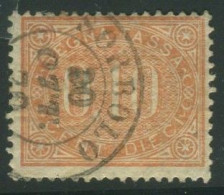 REGNO 1869 SEGNATASSE 10 CENTESIMI USATO - Strafport