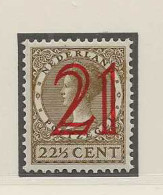 1929 MH/* Nederland NVPH 224 - Nuevos