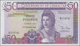 Gibraltar: Government Of Gibraltar, 50 Pounds 27th November 1986, P.24 In Perfec - Gibraltar