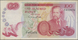 Seychelles: Republic Of Seychelles, Set With 3 Banknotes, Series 1976-77, With 1 - Seychelles