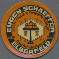 Deutschland - Briefmarkennotgeld: Elberfeld, Rheinland, Eugen Schäffer, 10 Pf. Z - Sonstige & Ohne Zuordnung