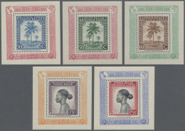 Belgian-Congo: 1949: UPU Mini Sheets, Complete Set Of Eight, Mint Never Hinged. - Autres & Non Classés