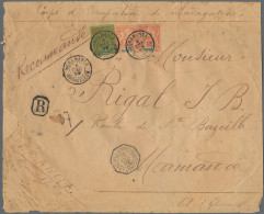 Nossi-Be: 1899 Registered Cover From 'Corps D'Occupation De Madagascar' To Marma - Sonstige & Ohne Zuordnung