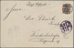 Zeppelin Mail - Germany: 1919, Bodenseefahrt, Germania 30 Pf. Ab "Berlin N54 24. - Airmail & Zeppelin