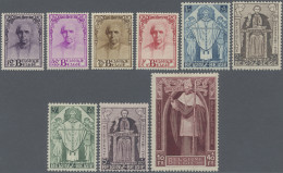 Belgium: 1932, Cardinal Mercier, Complete Set Of 9 Values, Mint Original Gum, Ce - Ongebruikt