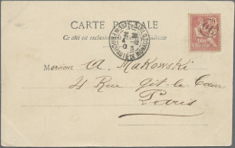 Monaco: 1903, Ppc "MONTE CARLO - Casino Et Jardins" Bearing France Mouchon 10c. - Sonstige & Ohne Zuordnung