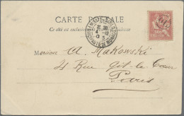 Monaco: 1903, Ppc "MONTE CARLO - Casino Et Jardins" Bearing France Mouchon 10c. - Andere & Zonder Classificatie