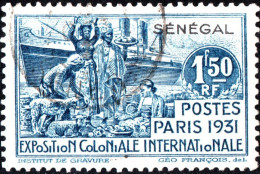 SENEGAL, ESPOSIZIONE COLONIALE, 1931, USATI Mi:SN 117, Scott:SN 141, Yt:SN 113 (2,50) - Timbres-taxe