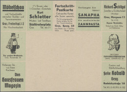 Österreich - Privatganzsachen: 1948/1949, Ganzsachenkarte Trachten 20 Gr. Bläuli - Sonstige & Ohne Zuordnung