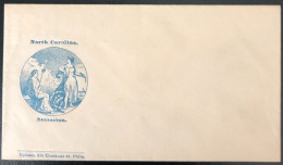 U.S.A, Civil War, Patriotic Cover - "North Carolina, Secession" - Unused - (C400) - Postal History