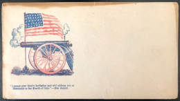 U.S.A, Civil War, Patriotic Cover - "Ben Butler" - Unused - (C410) - Marcophilie