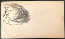 U.S.A, Civil War, Patriotic Cover - "Pirate / Jeff Davis's Letters Of Mark" - Unused - (C415) - Marcophilie