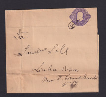 20 R. Ganzsache Mit Oval-Stempel Avulsa Nach Linha Nova - Storia Postale