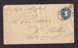 1900 - 5 C. Ganzsache Ab Havana Nach Berlin - Lettres & Documents