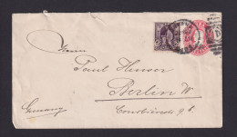 1901 - 2 C. Ganzsache Mit 3 C. Zufrankiert Ab Havana Nach Berlin - Lettres & Documents