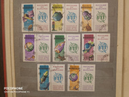 1965	Burundi	Space (F92) - Used Stamps