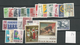 1984 MNH Denmark, Year Complete, Postfris** - Años Completos