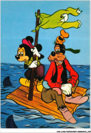 CAR-AAMP4-DISNEY-0367 - Dingo Et Mickey Sur Un Radeau - WD 3/23 - Disneyland