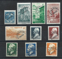 Monaco Préo N°1/10*/(*) (MH Et MNG) 1943/51 - Prince Et Paysages - VorausGebrauchte